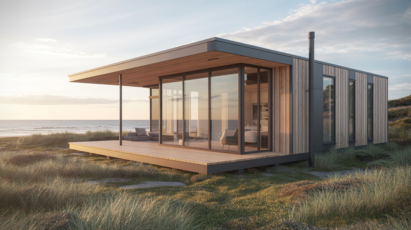 Coastal Breeze - 14' × 26' modern prefab cabin
