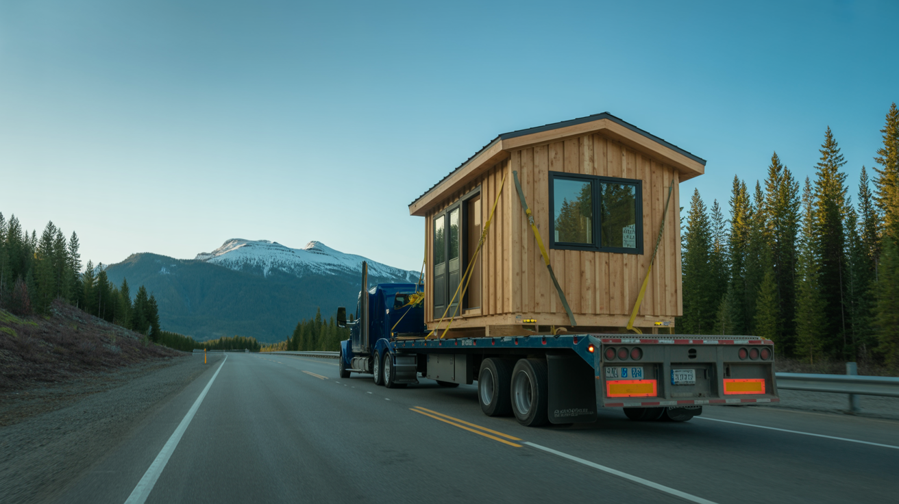 How We Deliver Prefab Cabins Across British Columbia