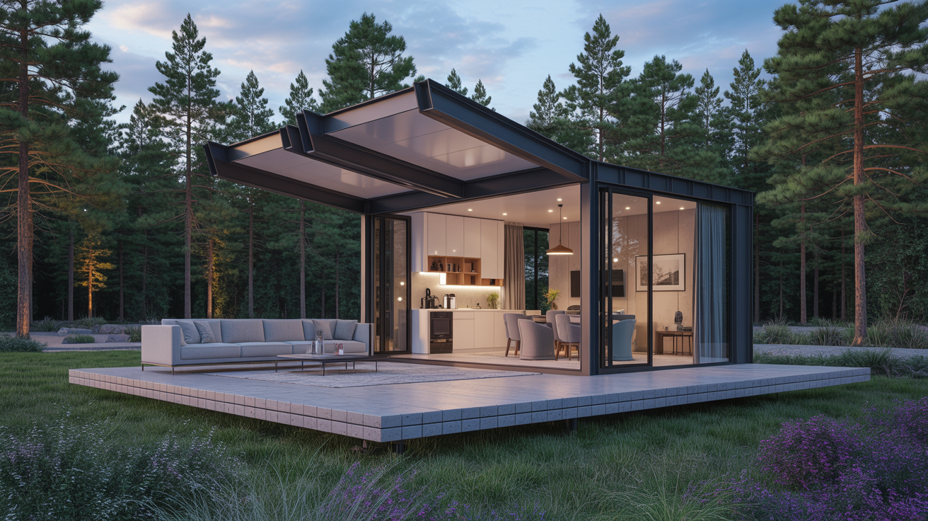 Horizon Suite - 12' × 24' modern prefab cabin