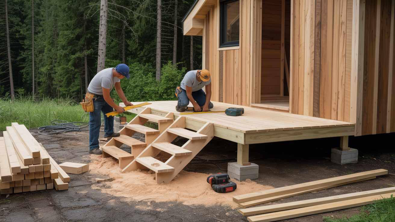 Deck and Patio Additions for Your BC Prefab Cabin