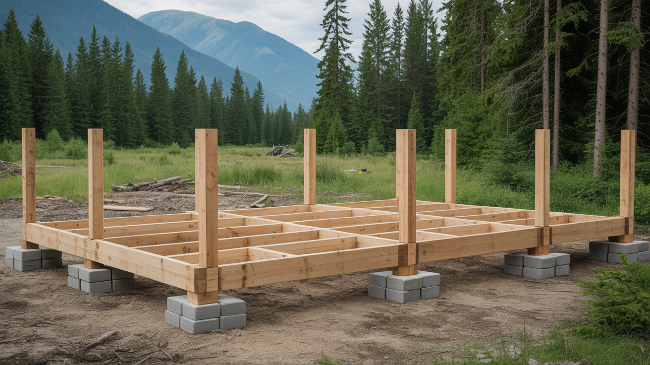 Prefab Cabin Foundation Options for BC Properties