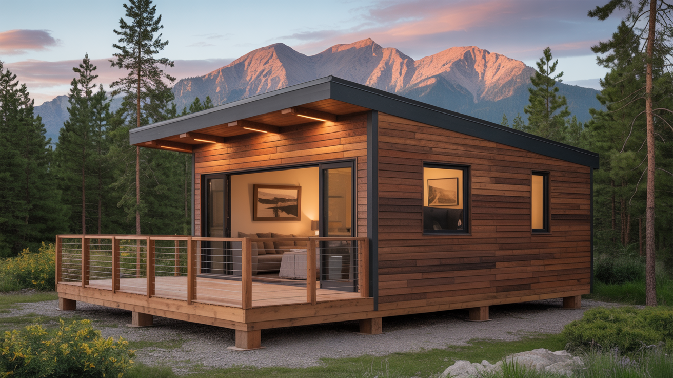 Summit Retreat - 12' × 24' modern prefab cabin