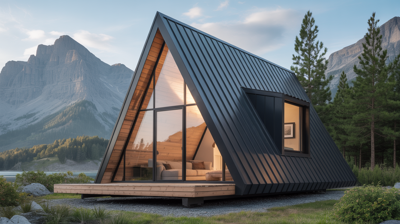 Vista Retreat - 12' × 18' modern prefab cabin